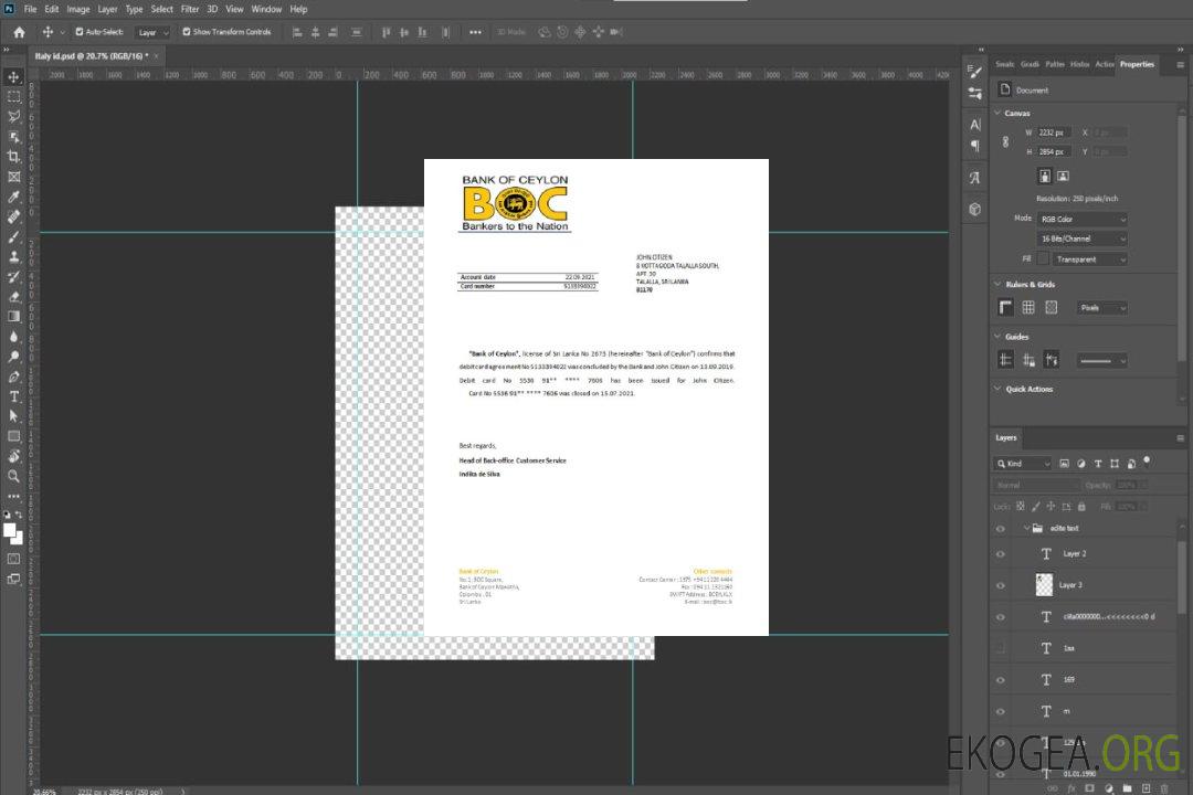 Référence Sri Lanka , BOC , closure template Référence Sri Lanka , BOC , closure template